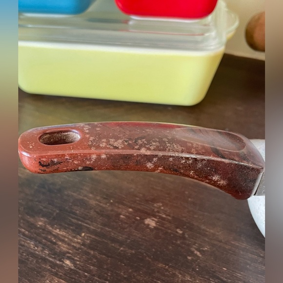 Vintage Sanko Ware Show Pans Enameled Warmer Server Pan🧡 - Picture 5 of 9